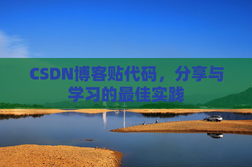 CSDN博客贴代码，分享与学习的最佳实践